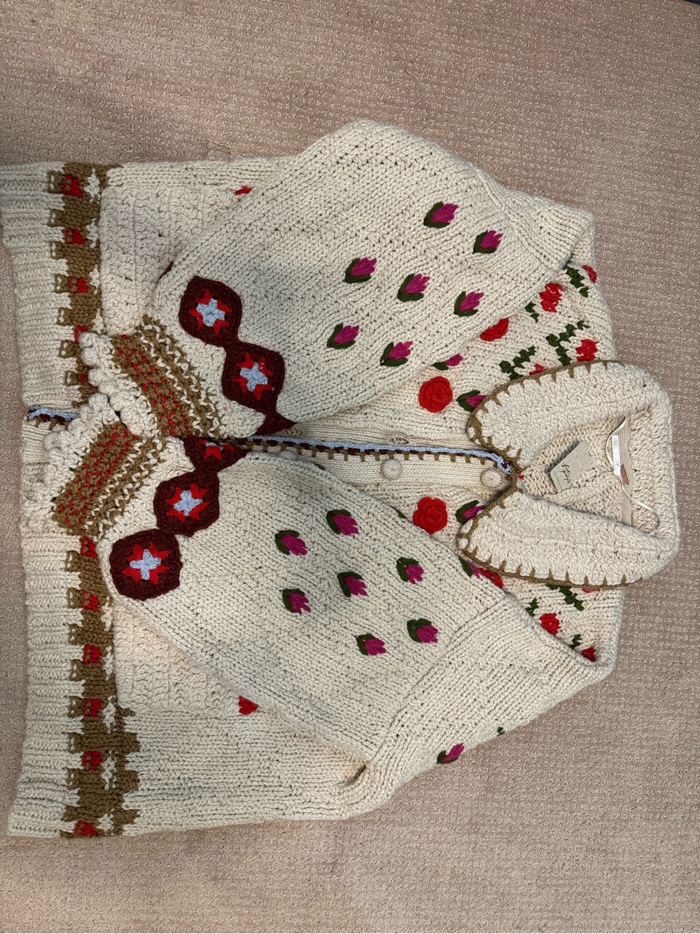 Free people Rosebud Oversize Cardigan XL - Picture 5 of 11